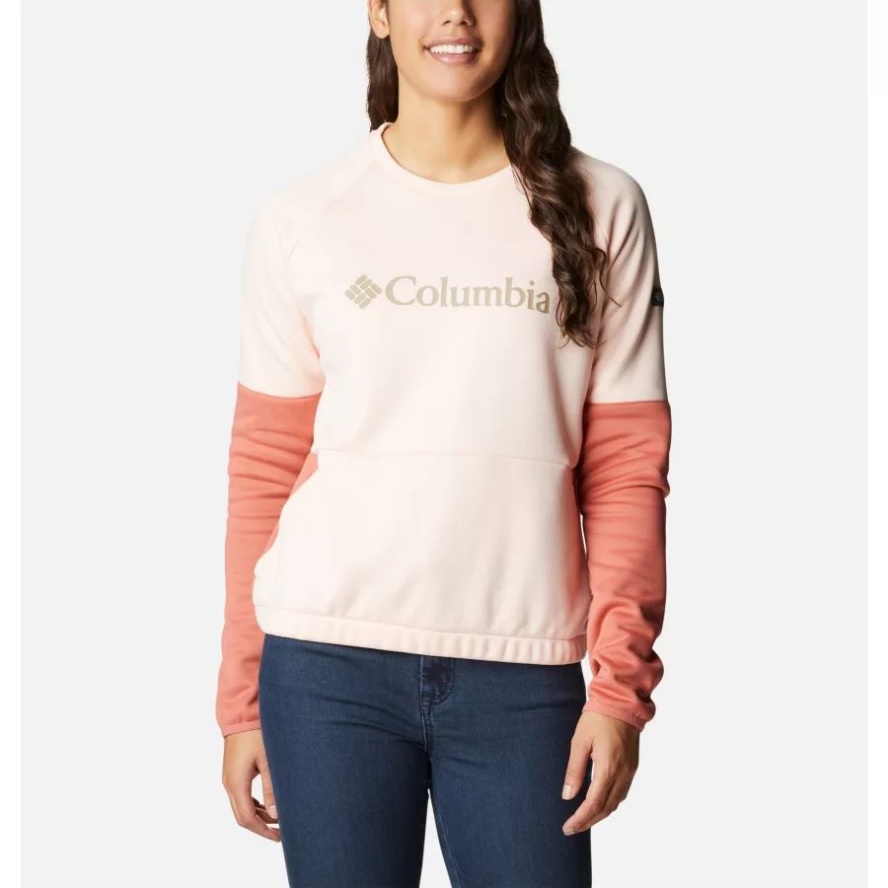 Columbia Sale Women's Windgates Sweatshirt Peach Blossom/Dark Coral