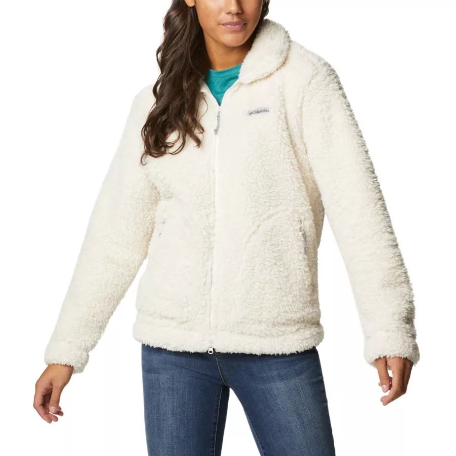 Columbia Sale Women's Winter Pass Sherpa Full Zip Jacket Chalk