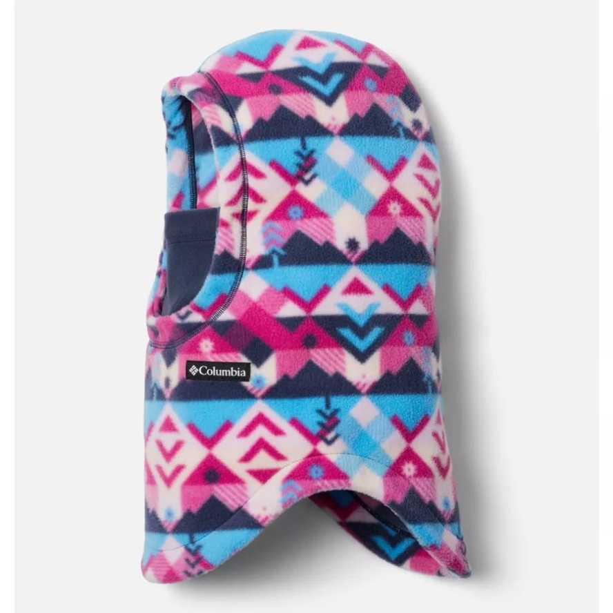 Columbia Sale Youth Frosty Trail Balaclava Nocturnal Checkpoint Print