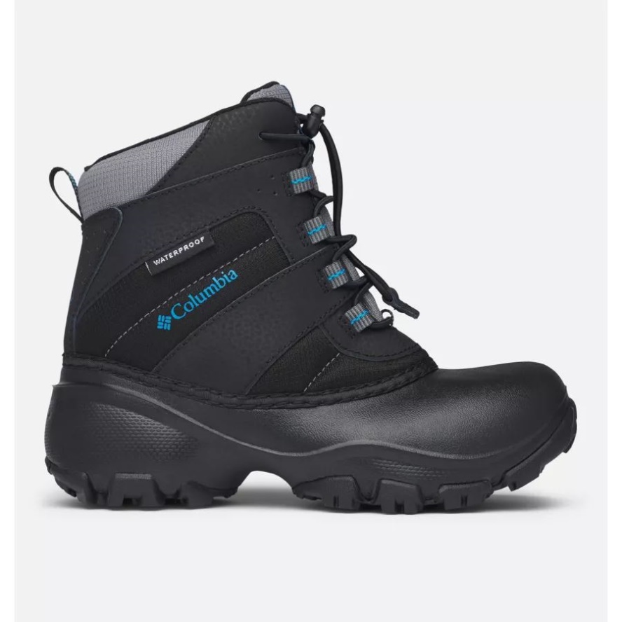 Columbia Sale Youth Rope Tow III Waterproof Boot Black/Dark Compass