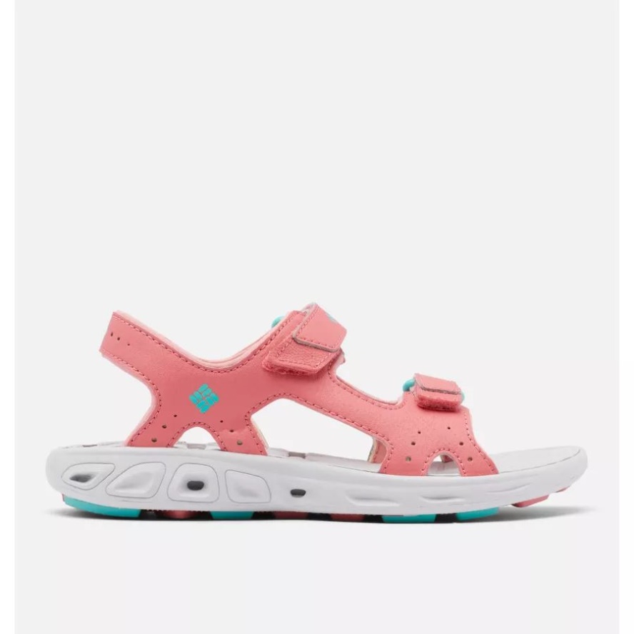 Columbia Sale Youth Techsun Vent Sandal Wild Salmon/Dolphin