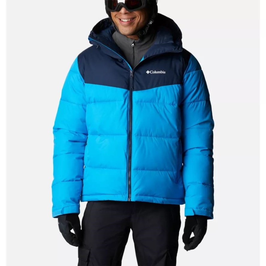 Compass Blue/Collegiate Navy Columbia Sale Men's Iceline Ridge Ski Jacket