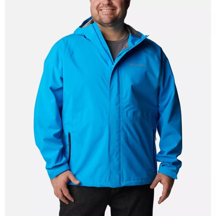 Compass Blue Columbia Sale Men's Earth Explorer Shell Jacket Big
