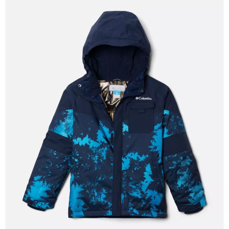 Compass Blue Lookup/Collegiate Navy Boys' Mighty Mogul II Omni-Heat Infinity Insulated Jacket Columbia Sale