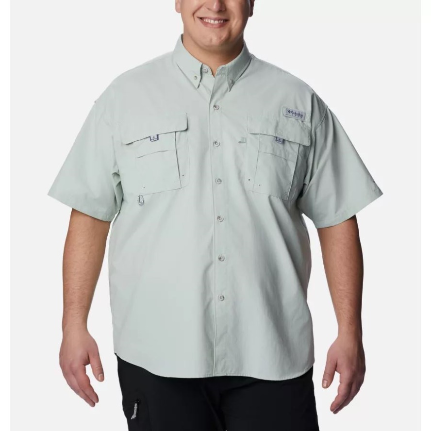 Cool Green Columbia Sale Men's PFG Bahama II Short Sleeve Shirt Big