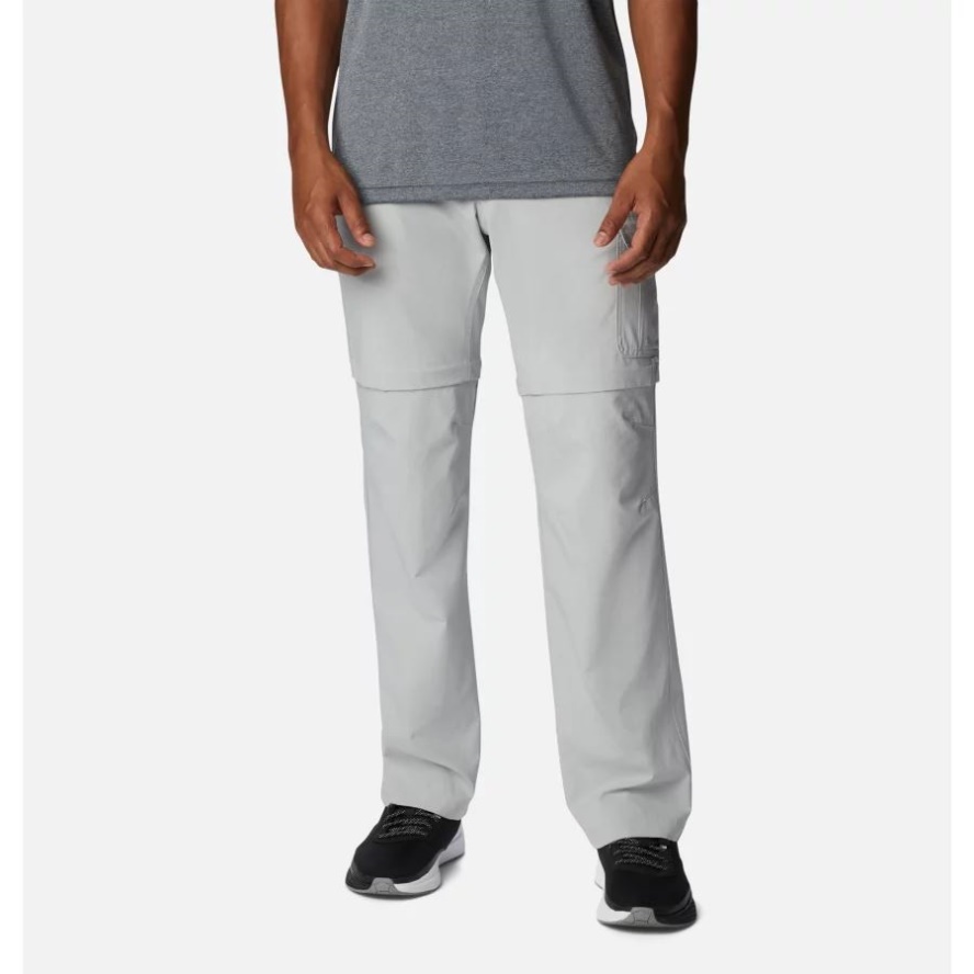 Cool Grey Men's PFG Drift Guide Convertible Pants Columbia Sale