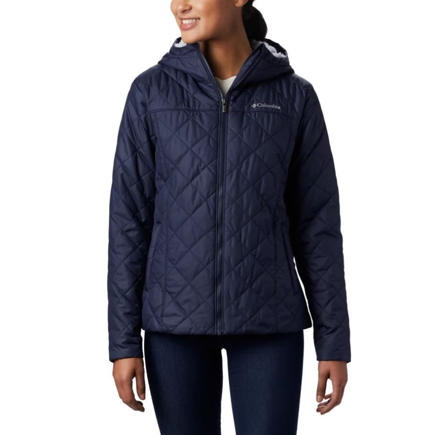 Copper Crest Hooded Jacket Dark Nocturnal Columbia Sale