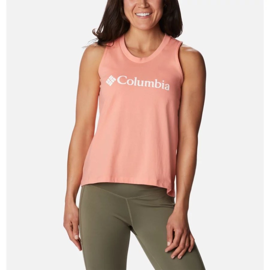 Coral Reef/White Branded Columbia Sale Women's North Cascades Tank