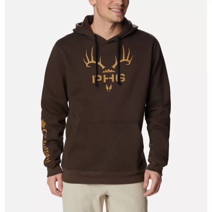 Cordovan/Sahara Rack 'Em Men's PHG Heritage Hoodie Columbia Sale