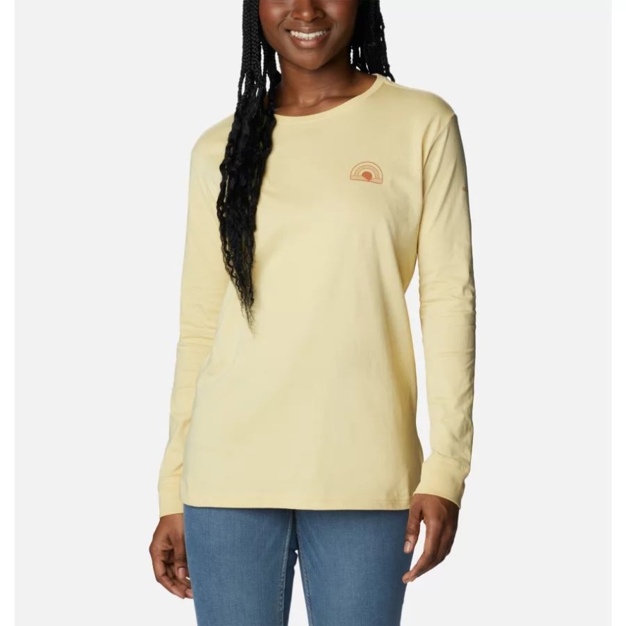 Cornstalk/Sun Trek Trails Columbia Sale Women's North Cascades Back Graphic Long Sleeve T-Shirt