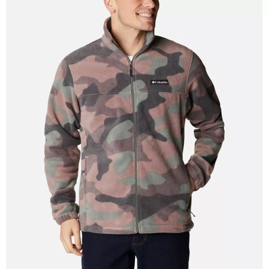 Cypress Mod Camo Men's Steens Mountain Printed Fleece Jacket Columbia Sale