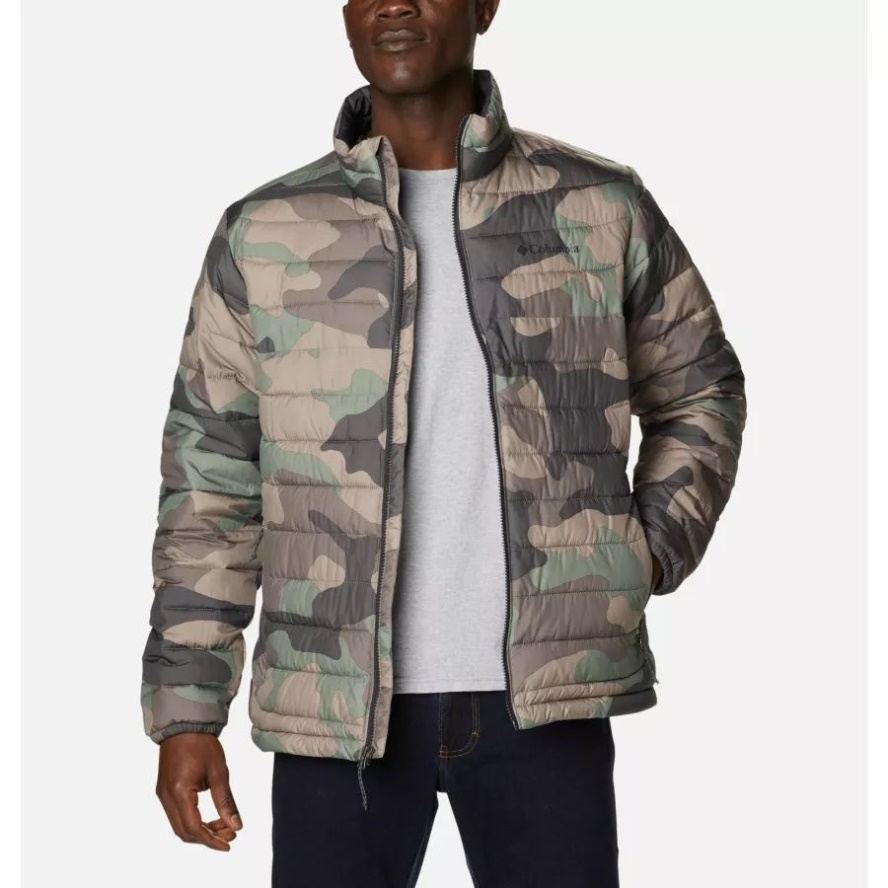 Cypress Mod Camo Print Men's Powder Lite Insulated Jacket Columbia Sale