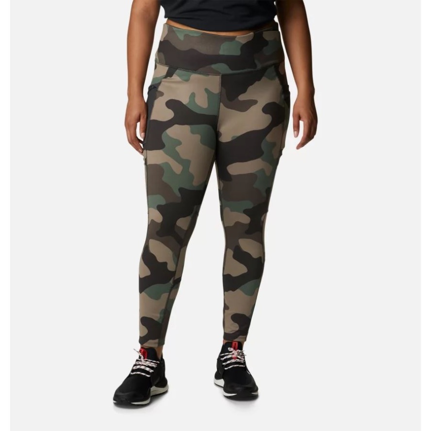 Cypress Mod Camo Women's Windgates II Leggings Plus Size Columbia Sale