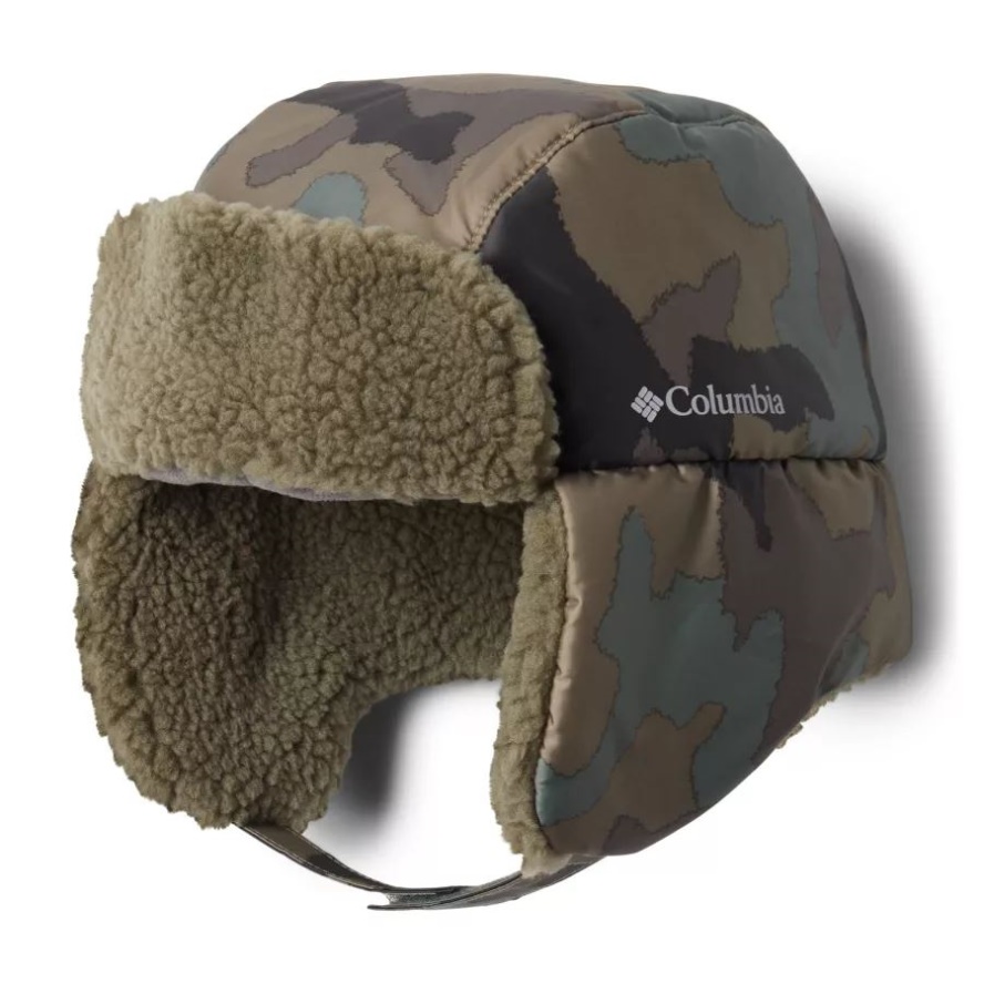 Cypress Trad Camo/Stone Green Kids' Frosty Trail Trapper Hat Columbia Sale