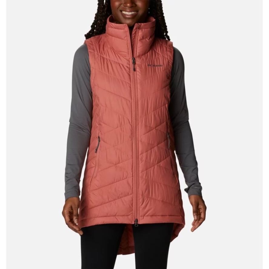 Dark Coral Columbia Sale Women's Heavenly Long Vest