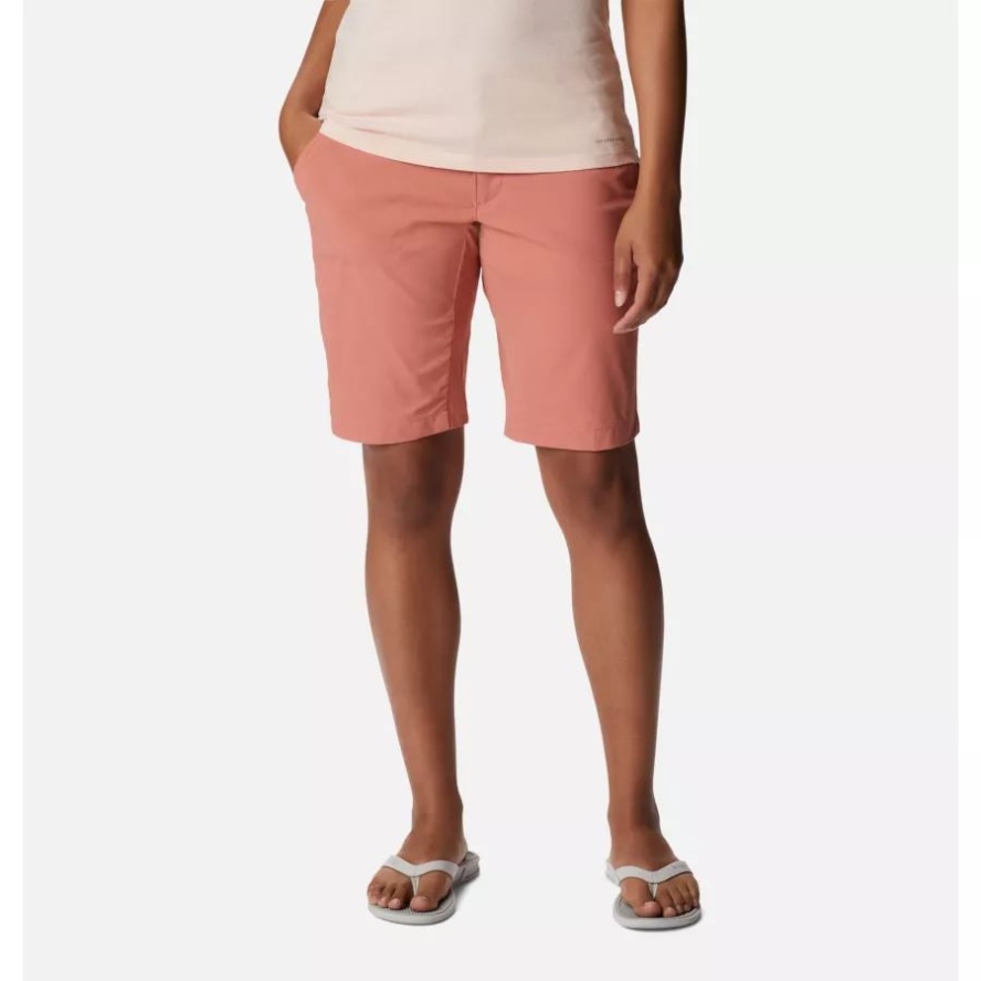Dark Coral Women's Saturday Trail Long Shorts Columbia Sale