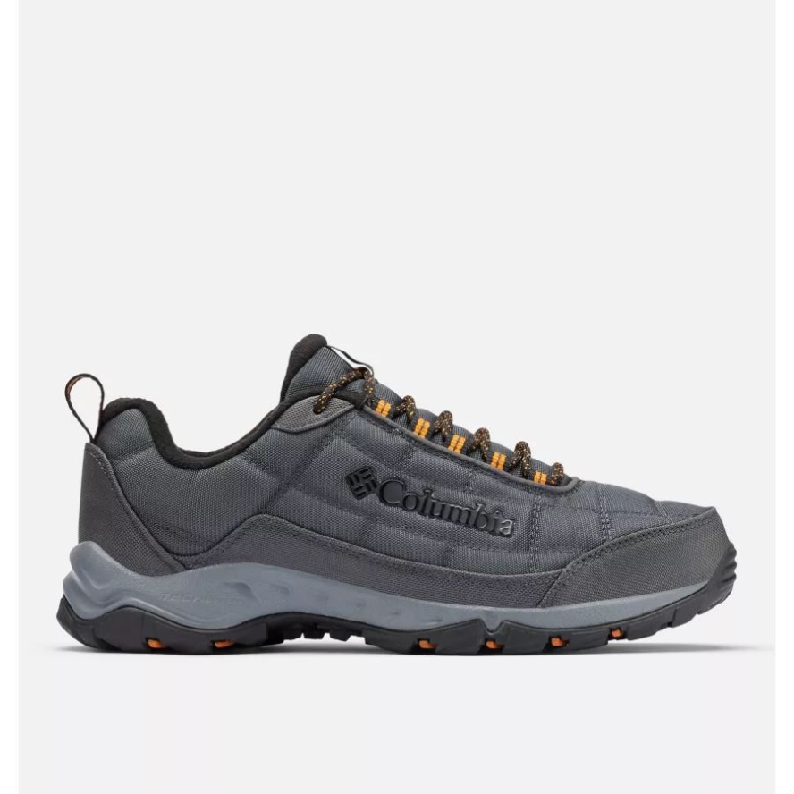 Dark Grey/Gold Amber Men's Firecamp Fleece Lined Shoe Columbia Sale