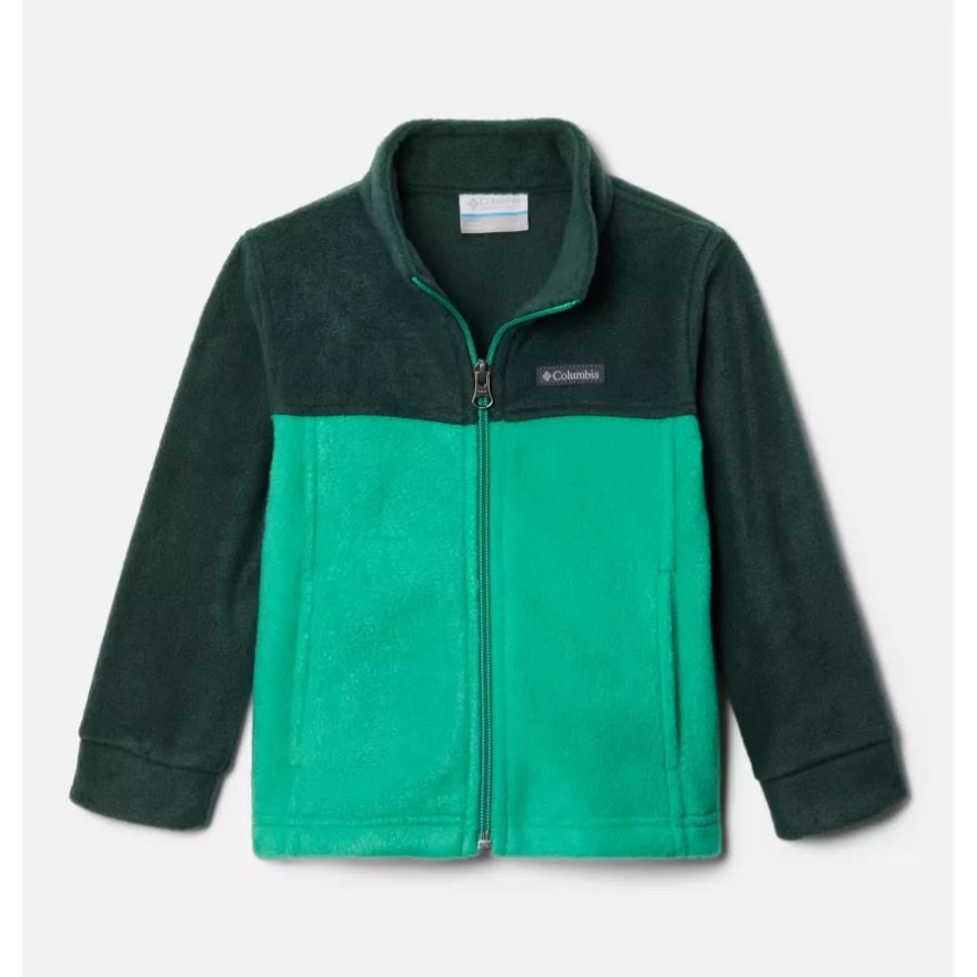 Dark Lime/Spruce Columbia Sale Boys' Toddler Steens Mountain II Fleece Jacket