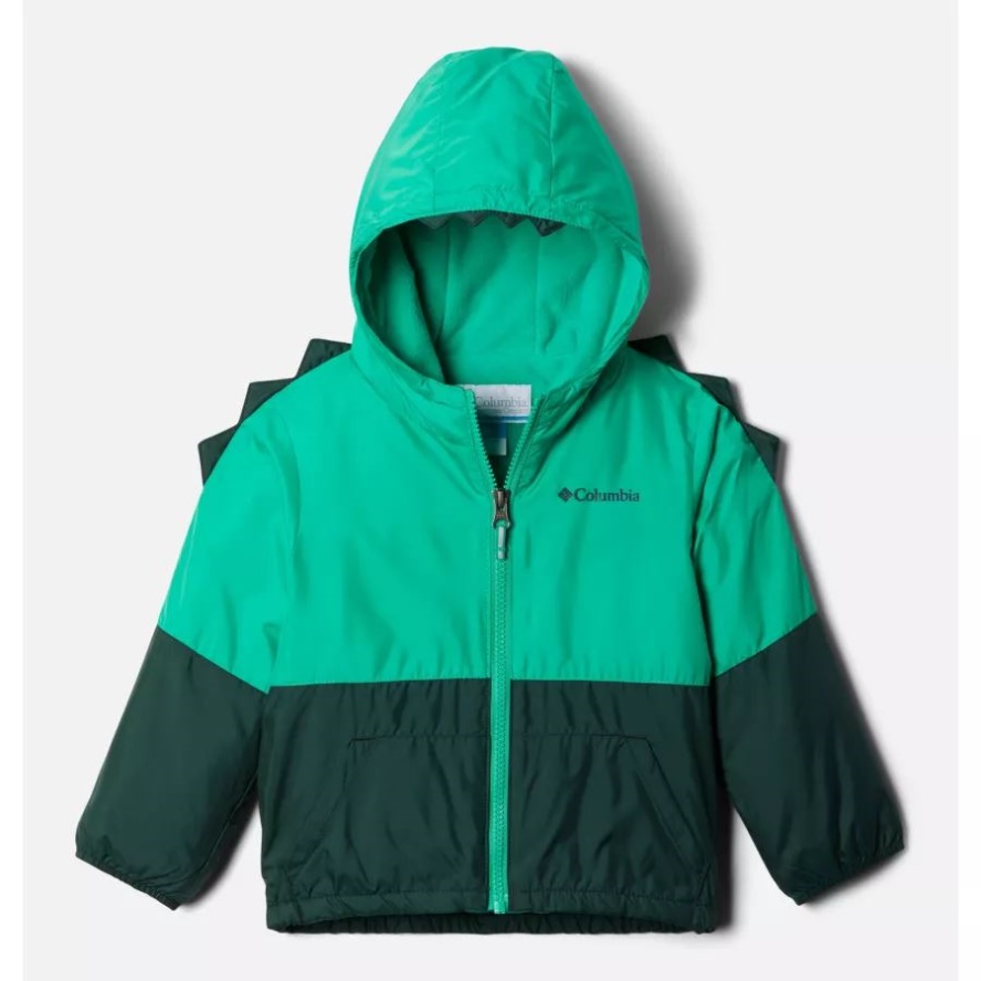 Dark Lime/Spruce Columbia Sale Toddler Kitterwibbit II Jacket