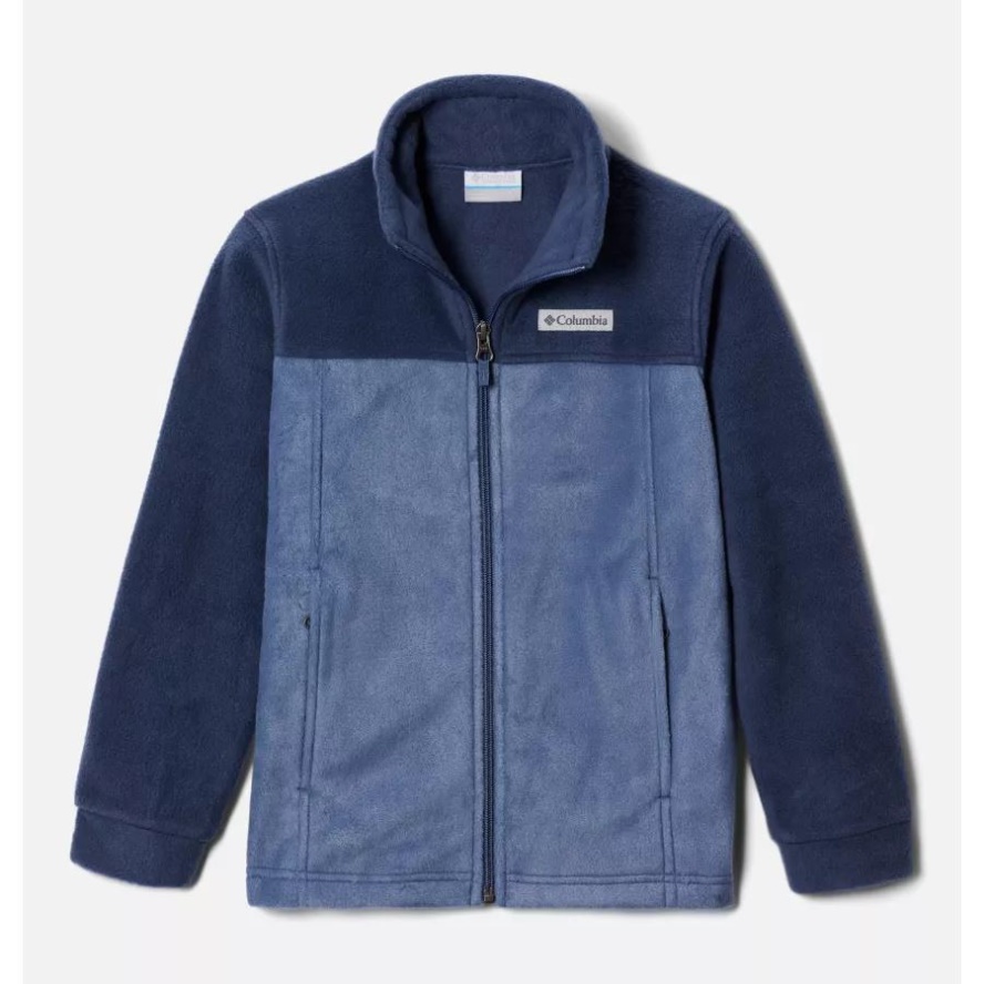 Dark Mountain/Collegiate Navy Boys' Steens Mountain II Fleece Jacket Columbia Sale