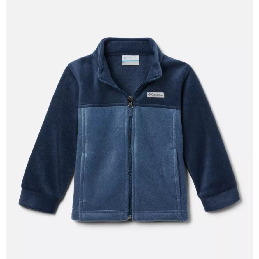 Dark Mountain/Collegiate Navy Boys' Toddler Steens Mountain II Fleece Jacket Columbia Sale