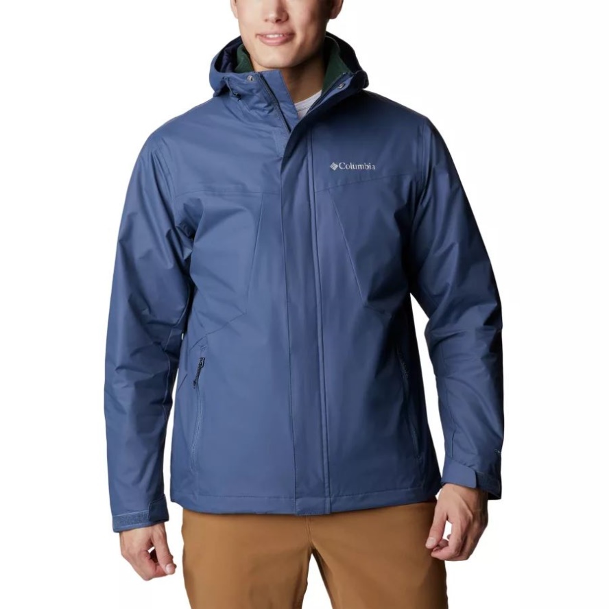 Dark Mountain Men's Tunnel Falls 3-in-1 Interchange Walking Jacket Columbia Sale