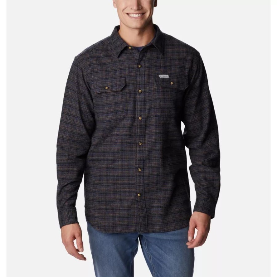 Dark Mountain Small Multi Plaid Columbia Sale Men's Flare GunUtility Shirt