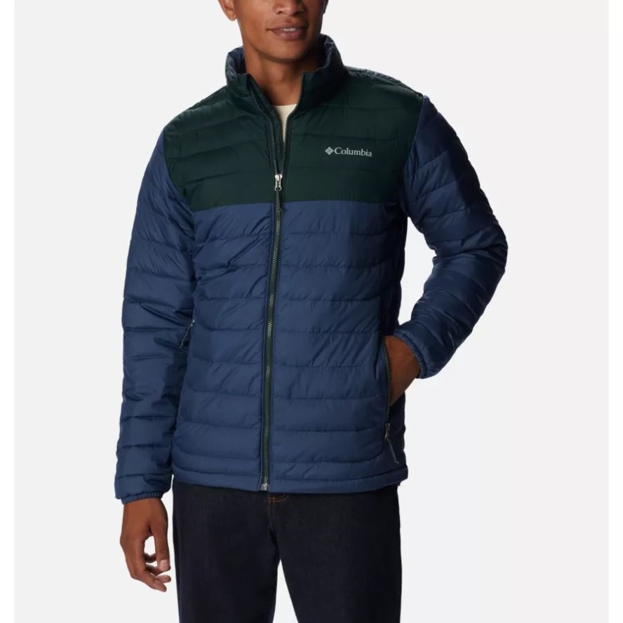 Dark Mountain/Spruce Columbia Sale Men's Powder Lite Insulated Jacket