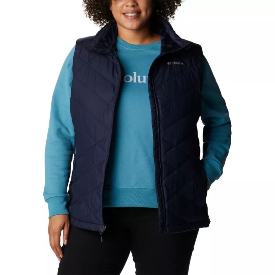 Dark Nocturnal Columbia Sale Women's Heavenly Vest Plus Size