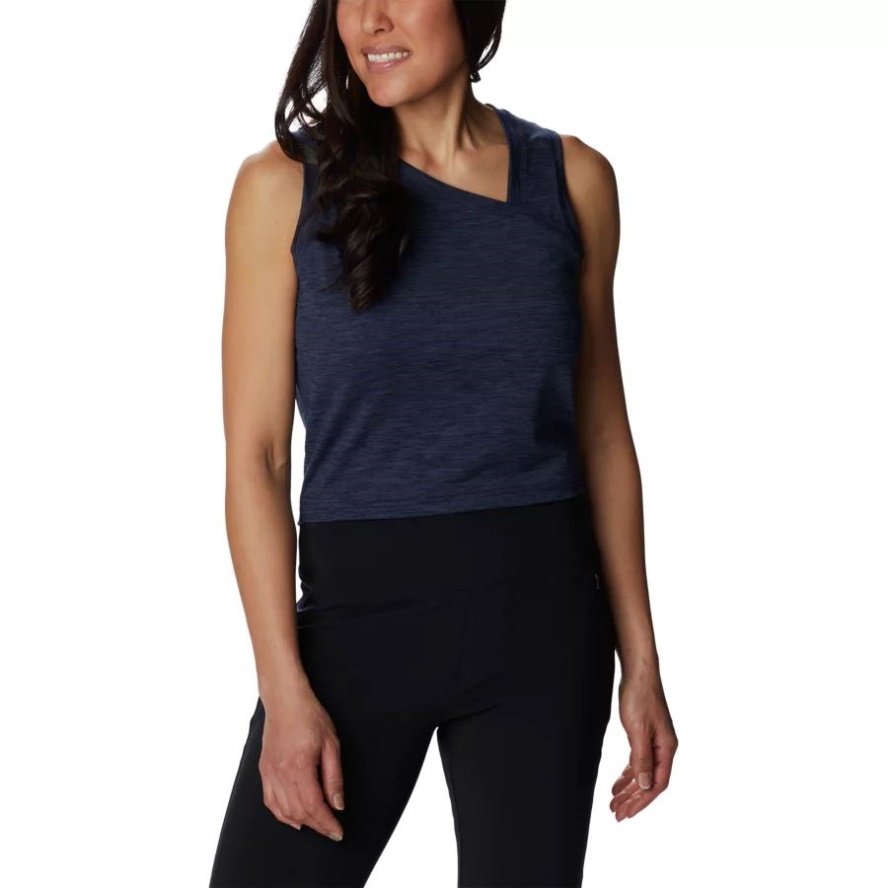 Dark Nocturnal Heather Columbia Sale Women's Weekend Adventure Technical Tank Top