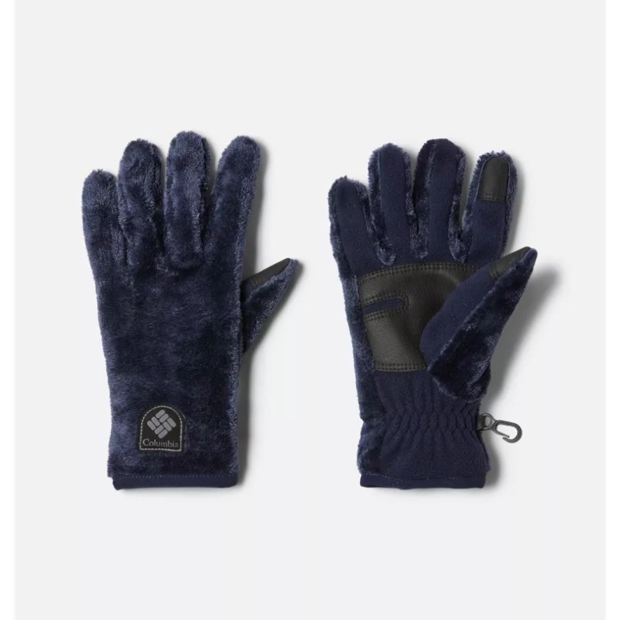Dark Nocturnal Women's Fire Side Sherpa Fleece Gloves Columbia Sale