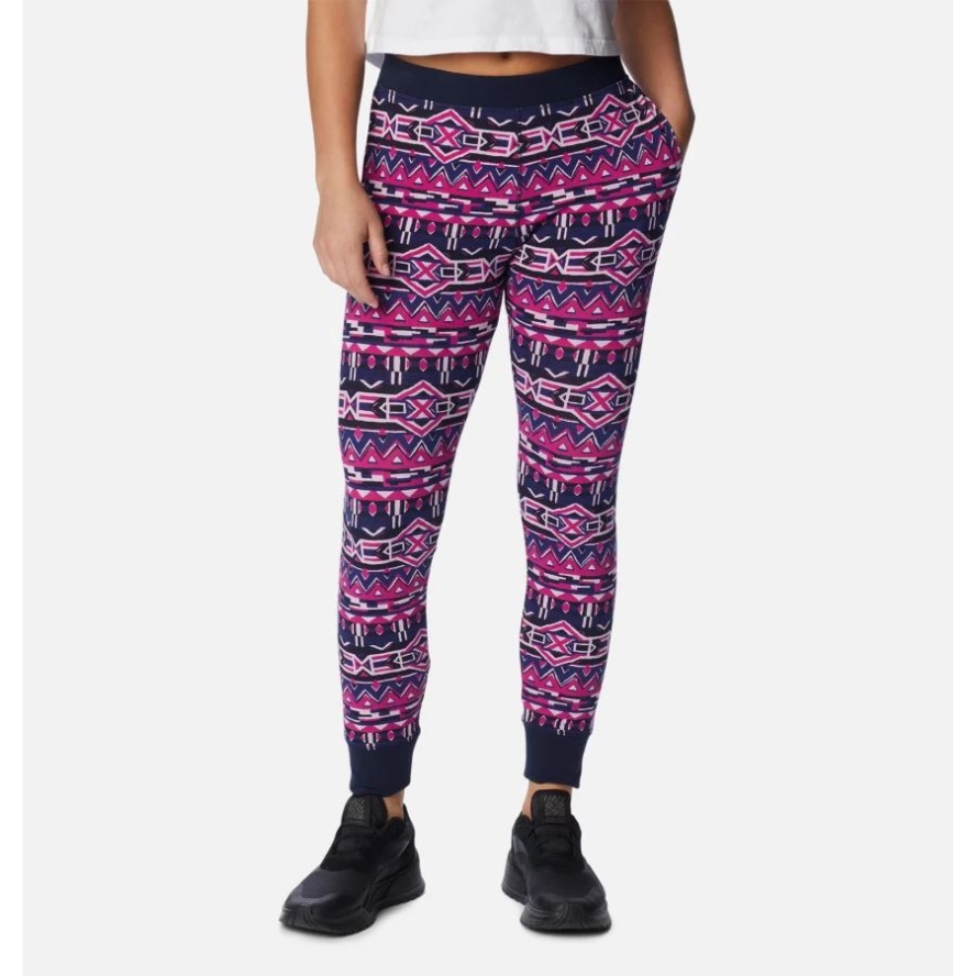 Dark Sapphire 80s Stripe Women's Holly Hideaway Leggings Columbia Sale