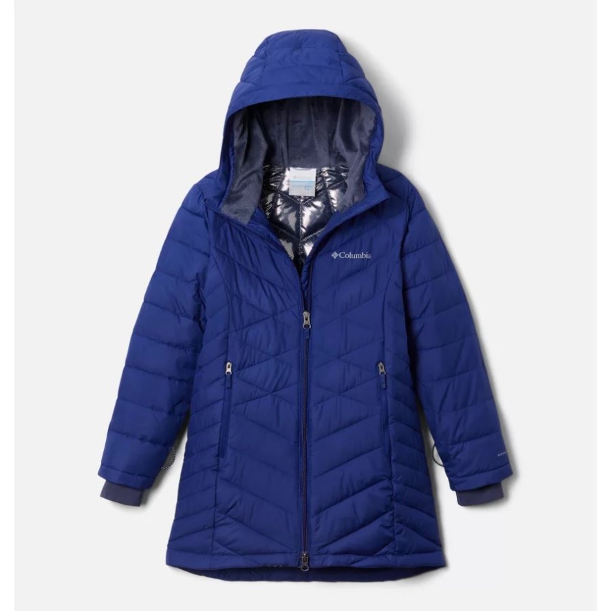 Dark Sapphire Girls' Heavenly Long Jacket Columbia Sale