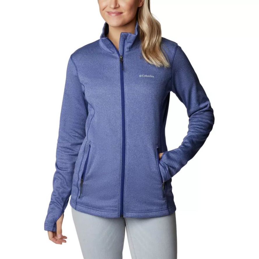 Dark Sapphire Heather Women's Park View Technical Fleece Jacket Columbia Sale