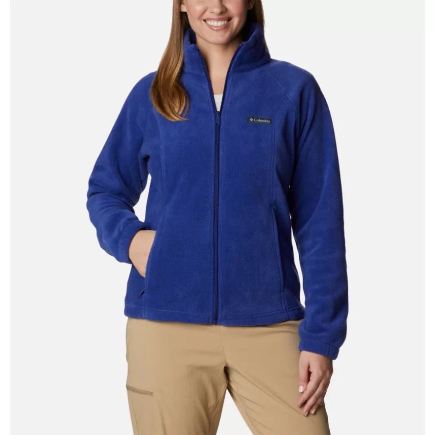 Dark Sapphire Women's Benton Springs Full Zip Fleece Jacket Columbia Sale