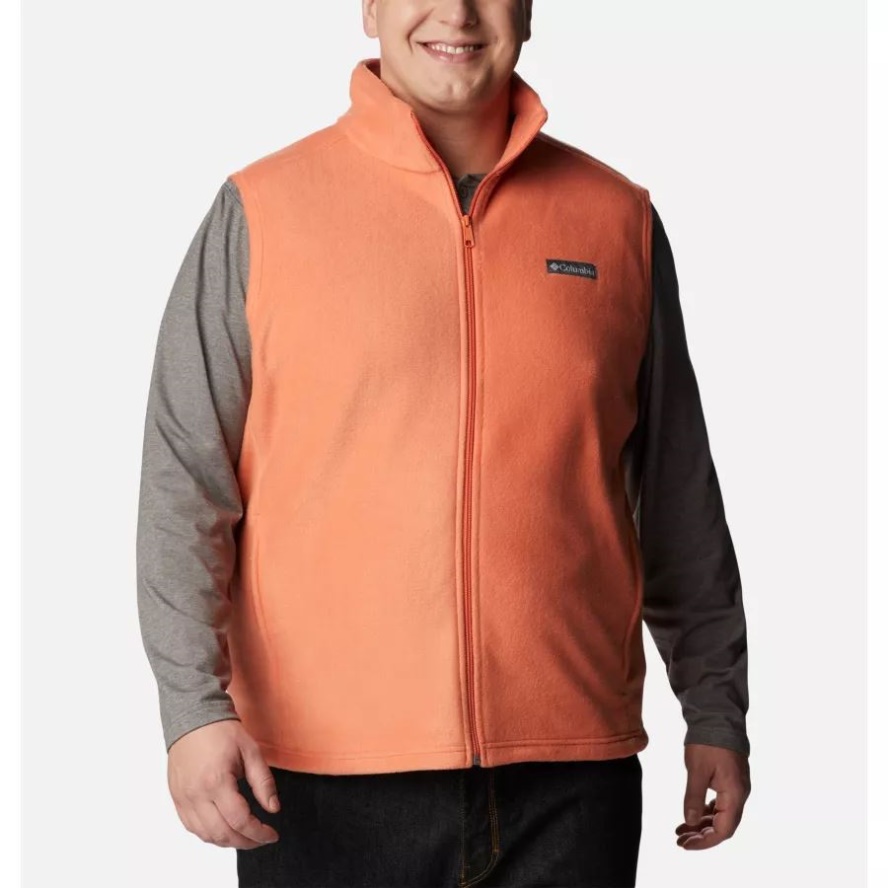 Desert Orange Columbia Sale Men's Steens Mountain Fleece Vest Big