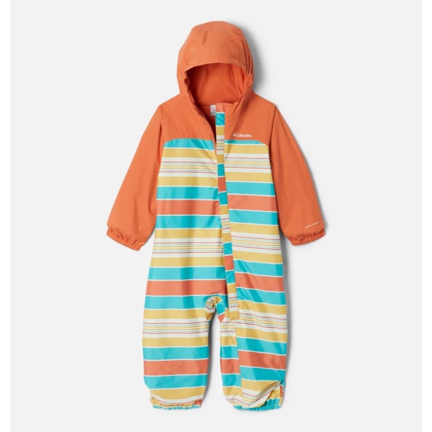 Desert Orange Danby Stripe/Dsrt Orng Columbia Sale Toddler Critter Jitters II Rain Suit