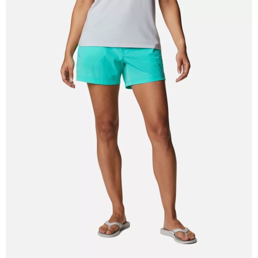 Electric Turquoise Columbia Sale Women's PFG Coral Point III Shorts