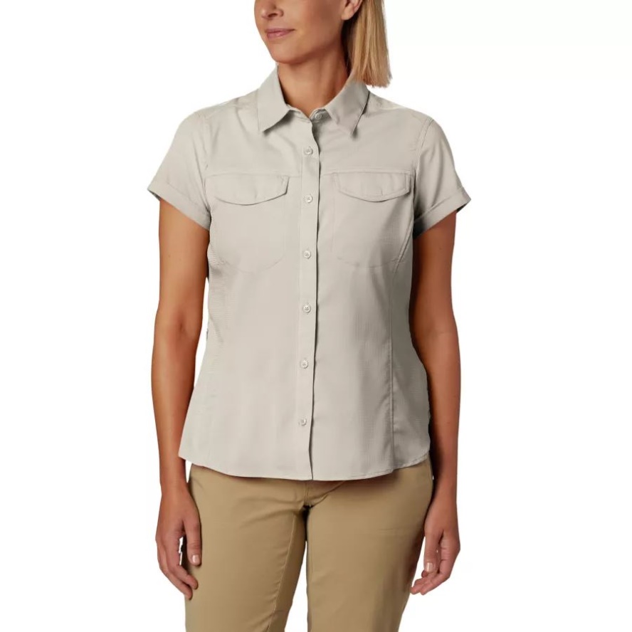 Fossil Columbia Sale Women's Silver Ridge Lite Short Sleeve Shirt