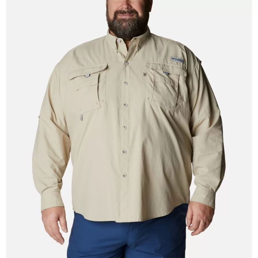 Fossil Men's PFG Bahama II Long Sleeve Shirt Big Columbia Sale