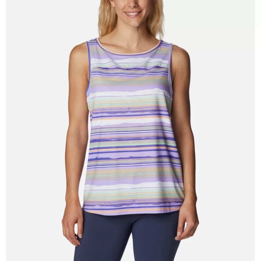 Frosted Purple/Horizons Stripe Multi Columbia Sale Women's Chill River Tank