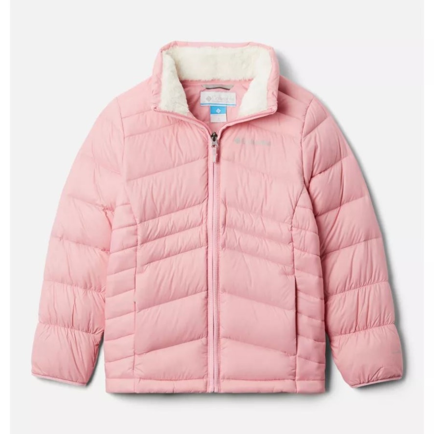 Girls' Autumn Park Down Jacket Columbia Sale Pink Orchid