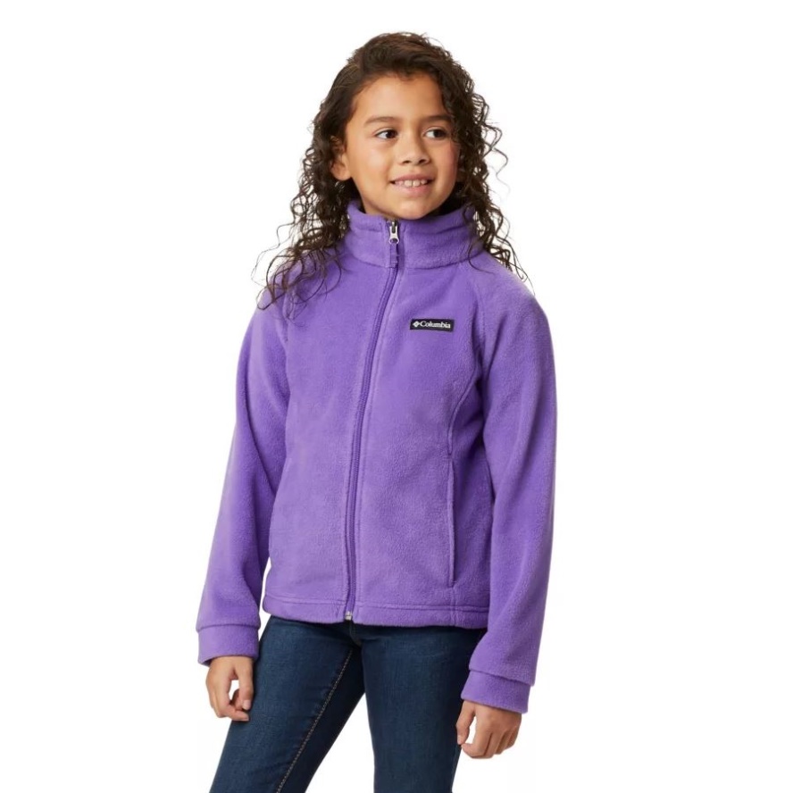 Girls' Benton Springs Fleece Jacket Columbia Sale Grape Gum