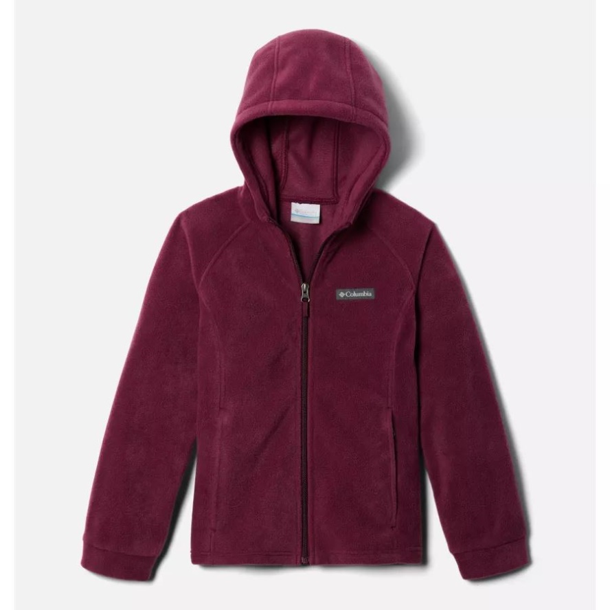 Girls' Benton Springs II Hooded Fleece Jacket Columbia Sale Marionberry