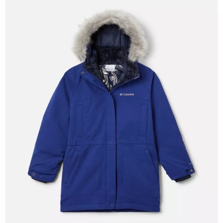 Girls' Boundary Bay Down Parka Columbia Sale Dark Sapphire