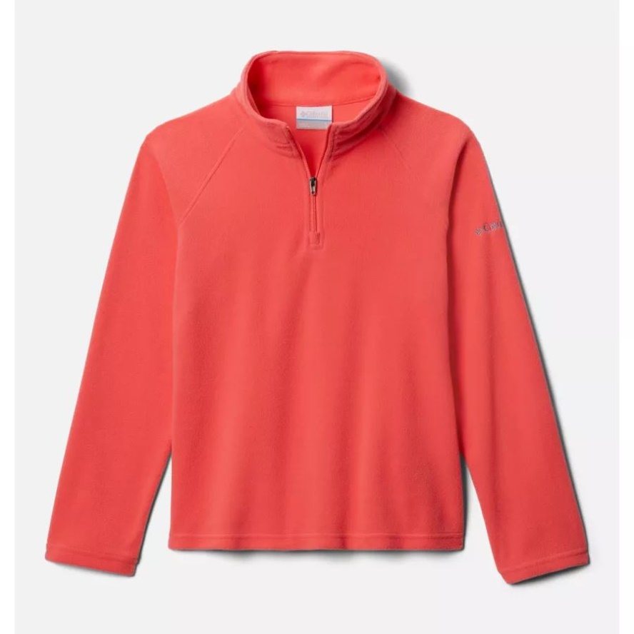 Girls' Glacial Fleece 1/4 Zip Pullover Columbia Sale Blush Pink