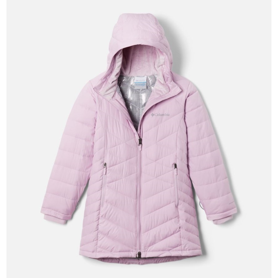 Girls' Heavenly Long Insulated Jacket Columbia Sale Aura