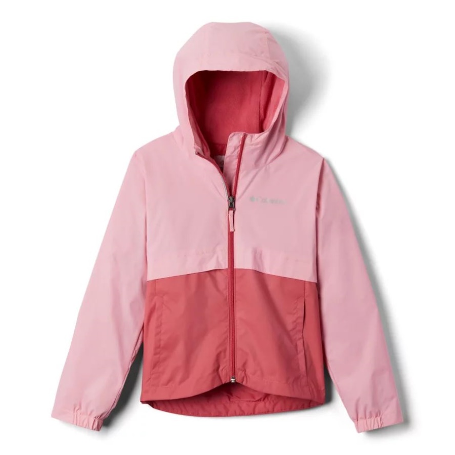 Girls' Rain-Zilla Jacket Columbia Sale Rouge Pink/Pink Orchid