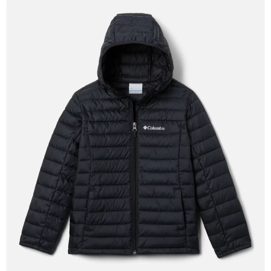 Girls' Silver Falls Hooded Jacket Black Columbia Sale