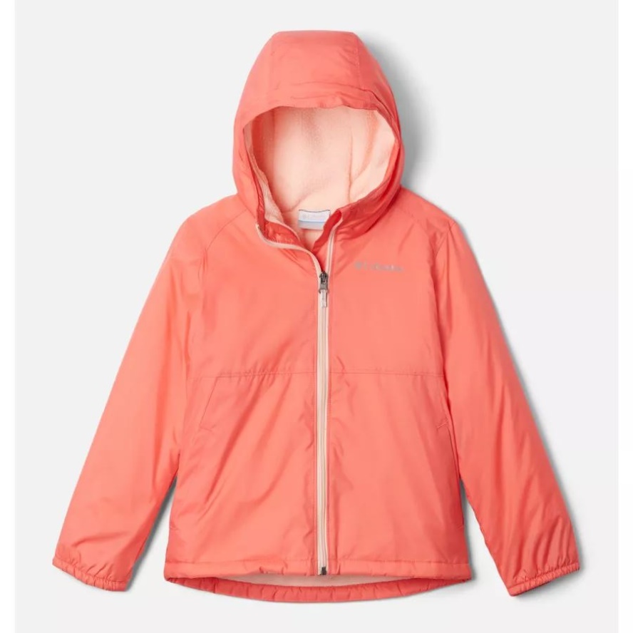 Girls' Switchback Sherpa Lined Jacket Columbia Sale Blush Pink